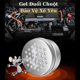 Hộp GEL Đuổi Chuột Ô Tô Cao Cấp Mùi Hương Bạc Hà Dễ Chịu, An Toàn.Gel gắn khoang máy ô tô, nhà bếp
