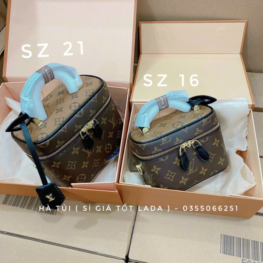 Túi hộp cầm tay Eo vì loại 1 Tặng kèm khăn Sz 19