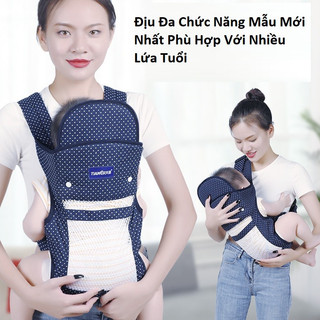 Địu Em Bé Có Đỡ Cổ, Địu Cho Bé Từ 0-20 Tháng