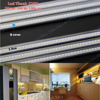 Đèn led thanh trực tiếp 220v 1m