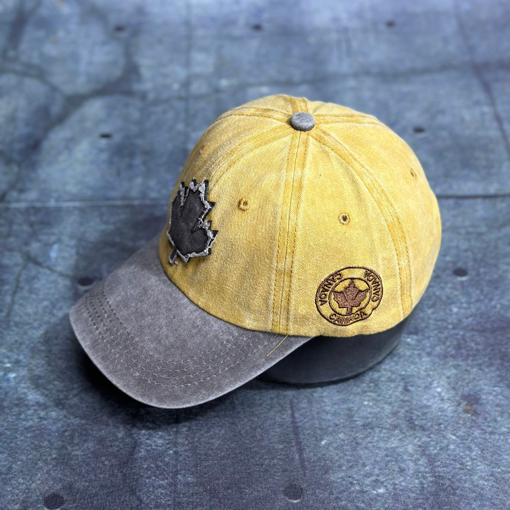 Nón ông địa mũ kết bụi thêu cỏ 3 lá