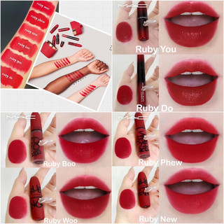 🎊Set 6 cây son MAC Ruby Woo's Party Crew Vault (Tách set)🎁🎉