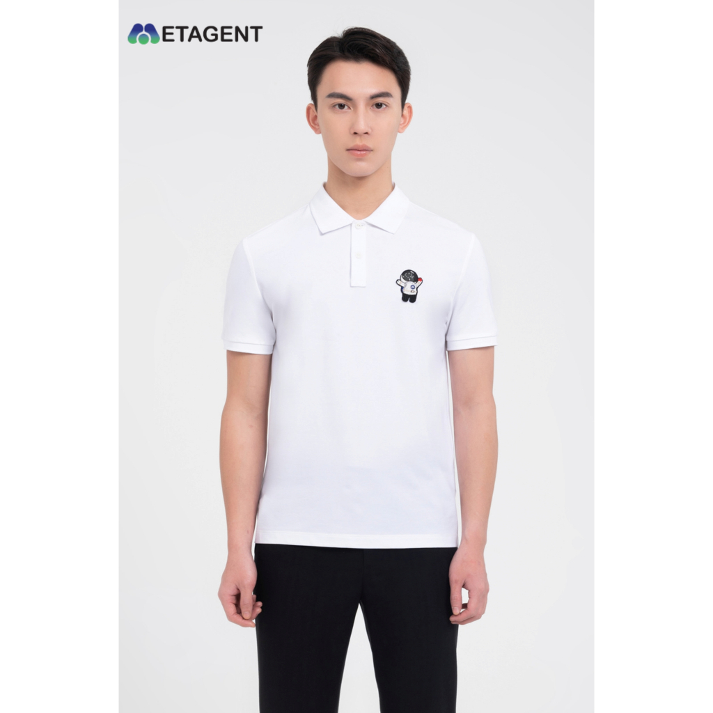 Áo Polo nam thêu họa tiết Metagent MS 57E3777