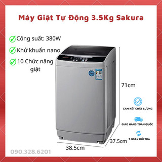 Máy giặt mini tự động 100%, máy giặt cửa trên 3.5kg cho 1 - 2 người