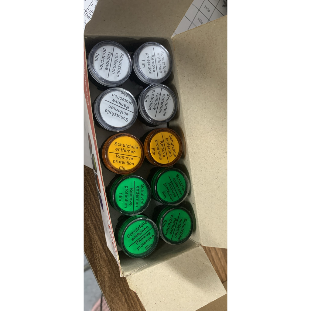 Đèn báo AD16-22DS điện áp 220VAC phi 22mm