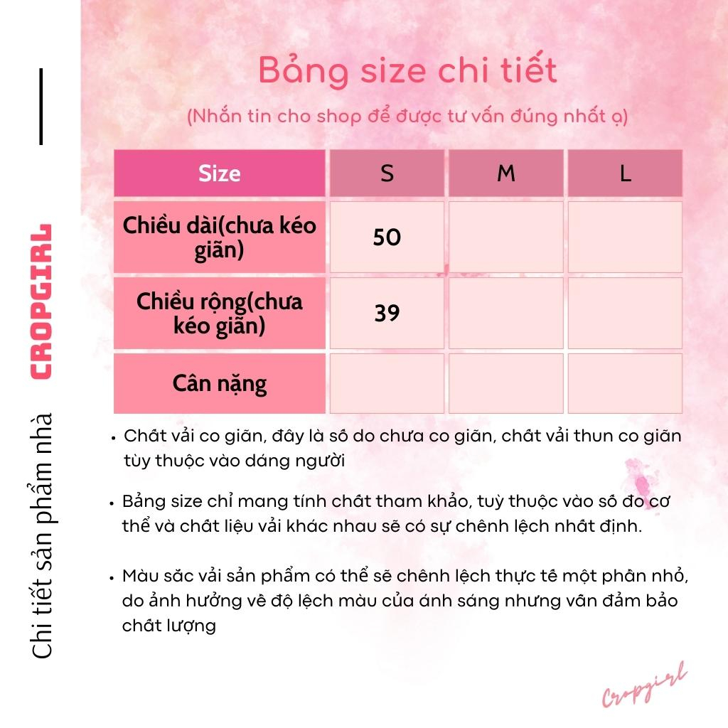 Áo ba lỗ nữ CROPGIRL in họa tiết cá tính dáng áo croptop ôm body tôn eo chất vải thun gân dày dặn co giãn tốt 3L1 | BigBuy360 - bigbuy360.vn