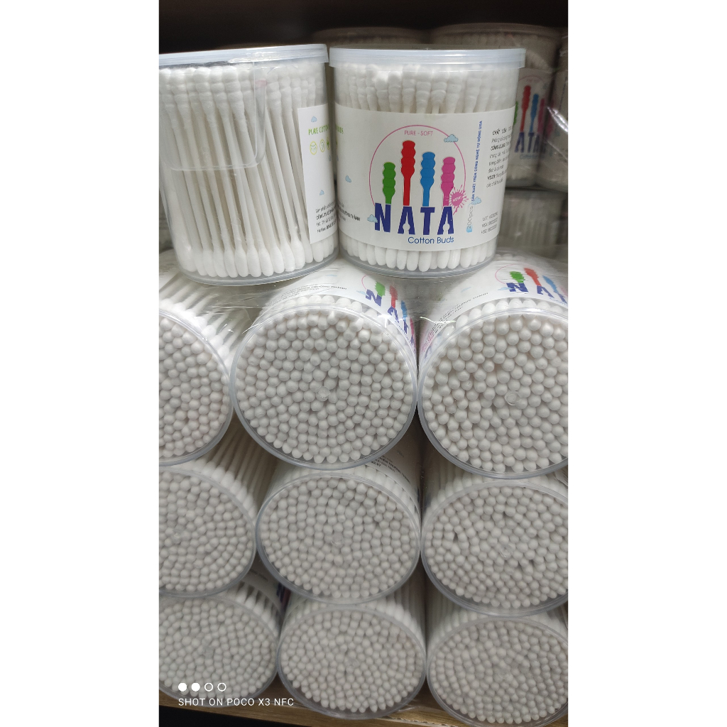 Tăm bông người lớn 1 đầu xoắn - Hộp 200 cái