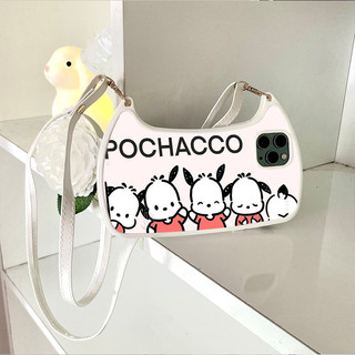 Ốp Điện Thoại iphone Mềm Hình Ví Túi Xách chó Pochacco ốp chống sốc iPhone 14 14 Pro 13 Pro 12 11 XR XS XS Max 8 7p