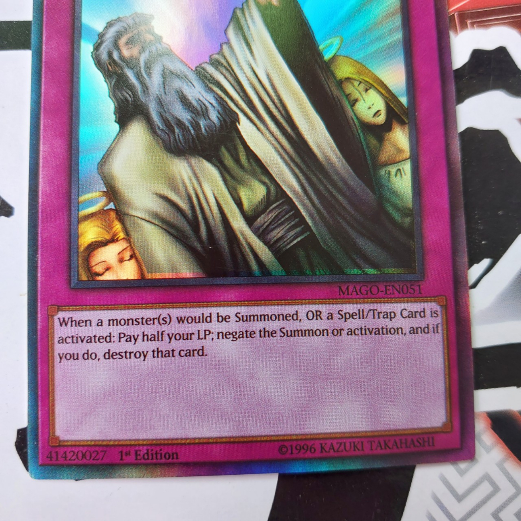 Thẻ SOLEMN JUDGMENT 41420027 cạm bẫy hiệu ứng holo 1458 D13 57