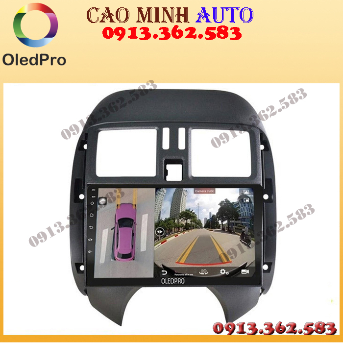 Bộ màn hình liền camera 360 OLED C8S cho xe NISSAN SUNNY 2010-2015 -camera 360 xe ô tô, đồ chơi xe hơi cao cấp