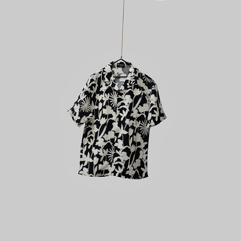 Áo sơmi linen nam (form rộng)