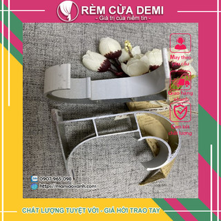 [Rèm cửa Demi] Bát trụ đỡ thanh treo rèm (Bán lẻ. Đơn vị: cái) dùng để bắt rèm từ trần tường bê-tông hoặc trần thạch cao