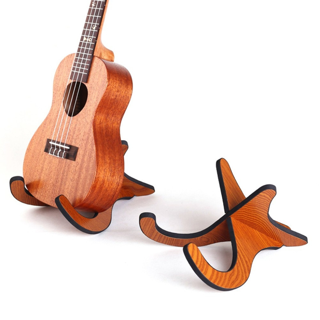 Giá Đỡ Bằng Gỗ Để Đàn Guitar - Ukulele tiện dụng - Chân Gỗ Kê Đàn