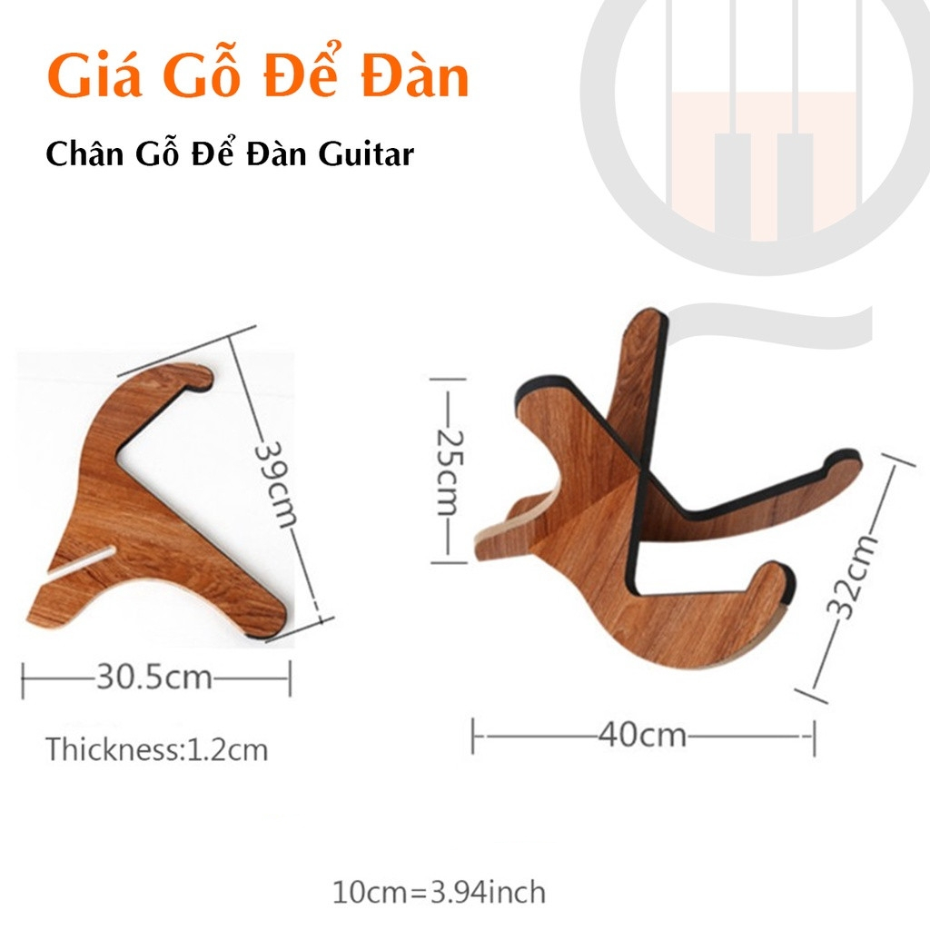 Giá Đỡ Bằng Gỗ Để Đàn Guitar - Ukulele tiện dụng - Chân Gỗ Kê Đàn