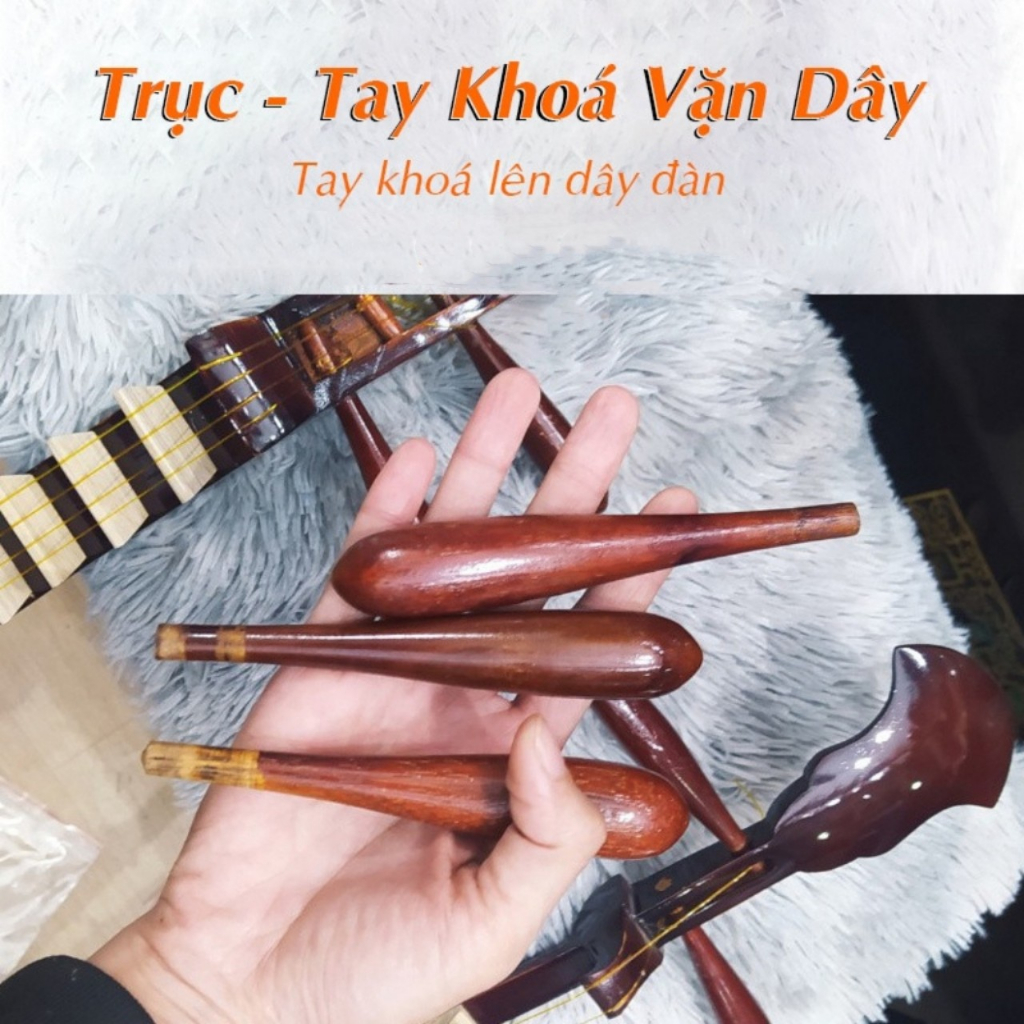 Tay Khoá Lên Dây Đàn - Trục Vặn Sỏ Dây Đàn Tỳ Bà