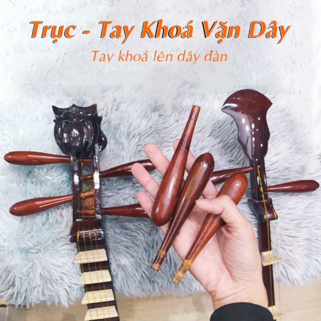 Tay Khoá Lên Dây Đàn - Trục Vặn Sỏ Dây Đàn Tỳ Bà