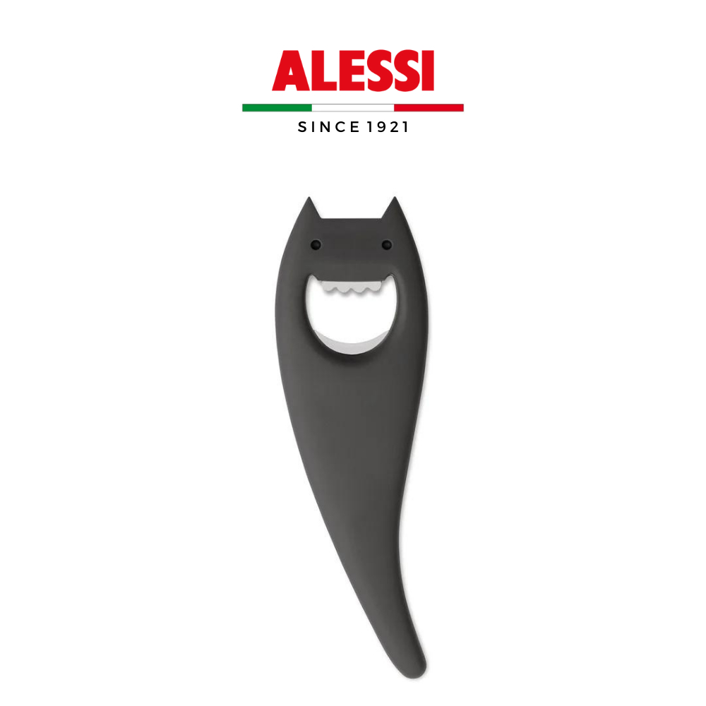 Mở nắp chai bia hình chú mèo ALESSI DIABOLIX - Hàng chính hãng