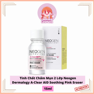 Tinh chất chấm mụn 2 lớp neogen dermalogy a-clear aid soothing pink eraser 15ml