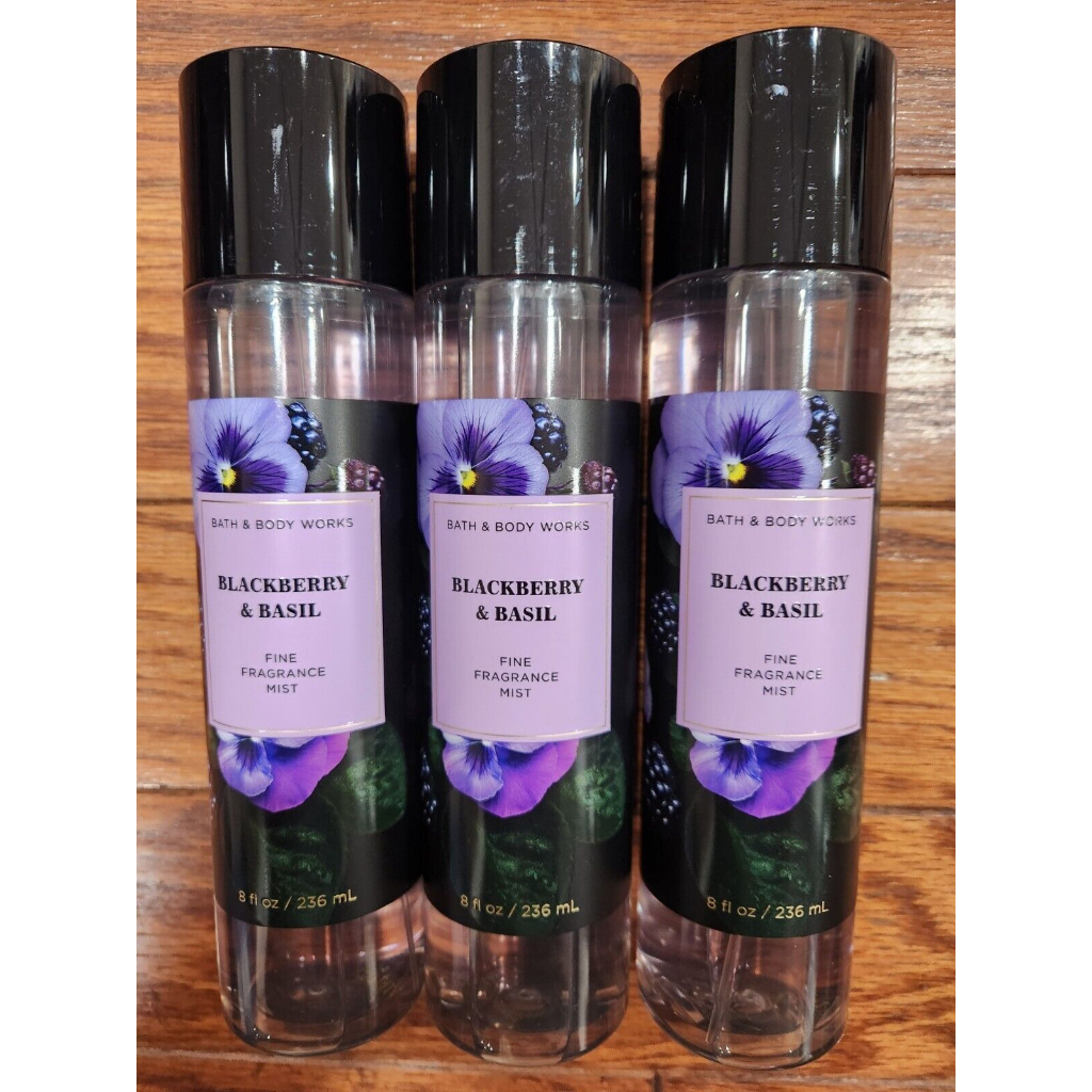 XỊT THƠM TOÀN THÂN BLACKBERRY & BASIL BODY MIST +jɥȽÿ08+