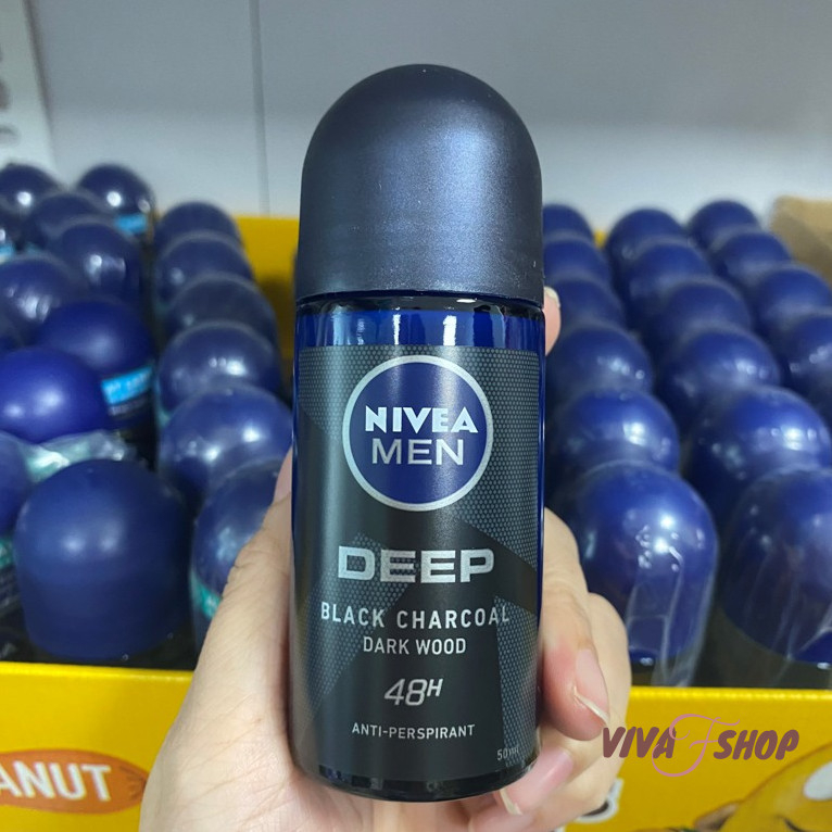 Chai lăn nách cho nam NIVEA Men Cool Kick /Silver Protect /Dry Impact 50ml - Lăng khử mùi