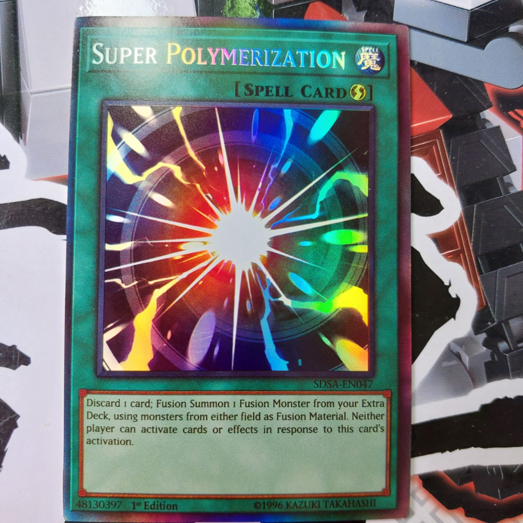 Thẻ SUPER POLYMERIZATION 48130397 ma thuật hiệu ứng holo 1458 D13 62