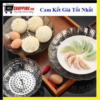 Vỉ hấp thức ăn, vỉ hấp cách thủy chất liệu inox, có thể đóng mở dùng đậy thức ăn, xửng hấp đa năng, không gỉ set
