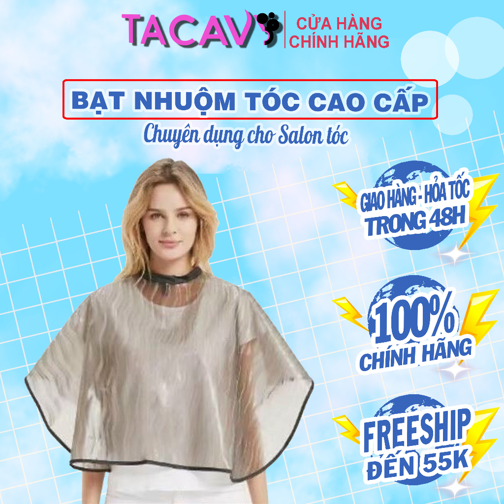 BẠT,ÁO CHOÀNG NHUỘM TÓC CHUYÊN DỤNG CHO CÁC SALON