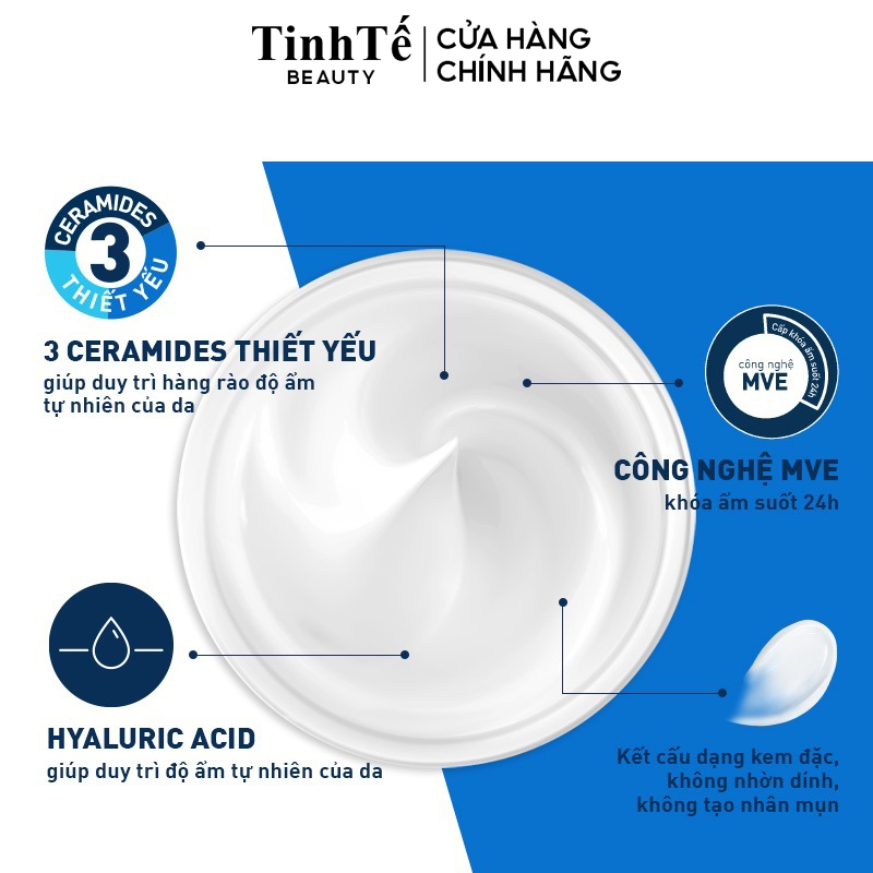 Kem dưỡng ẩm toàn thân  Cerave MOISTURISING CREAM 50g/340g/454g