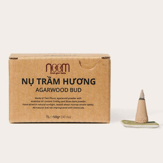 Nụ trầm hương tự nhiên thơm tiên phước, quảng nam - hộp 50g - noom