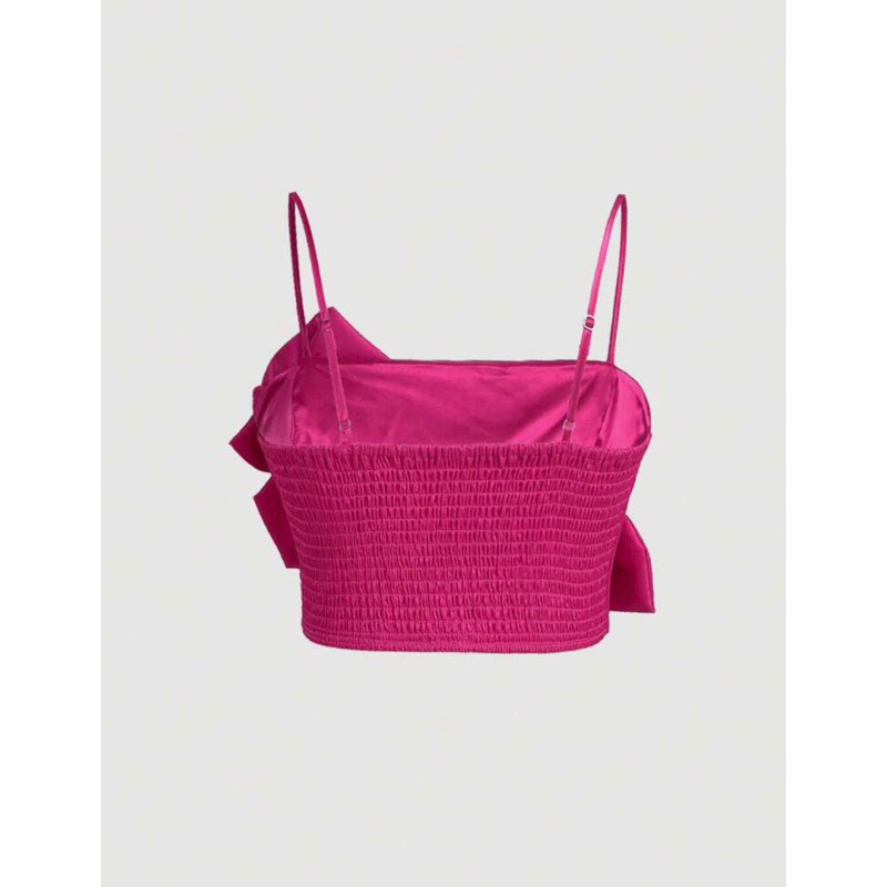 Áo crotop phối hoa hồng ánh nhũ blingbling 🎀