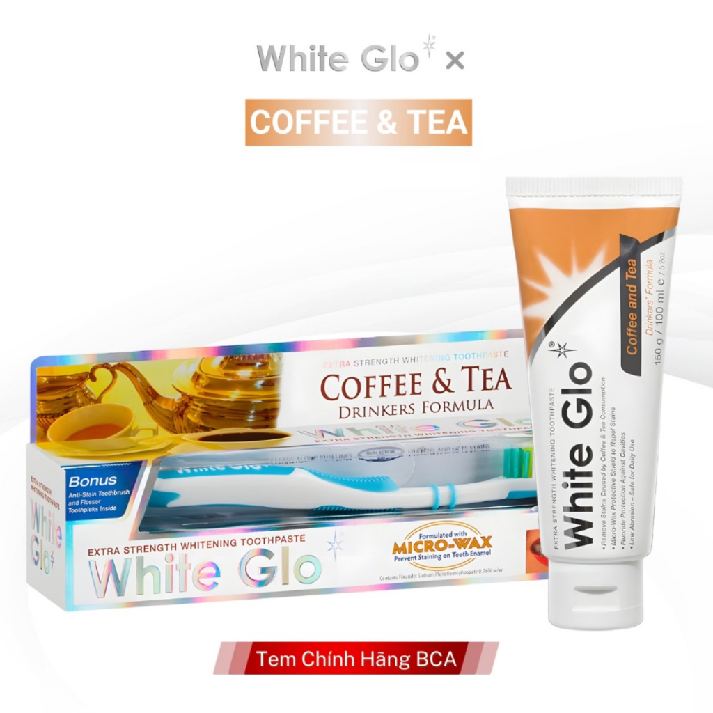 Kem Đánh Răng White Glo 150ml Nhập Khẩu Chính Hãng