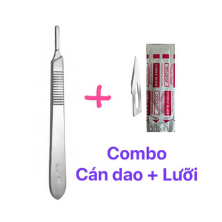 Combo cán dao lưỡi dao phẫu thuật thực hành y khoa