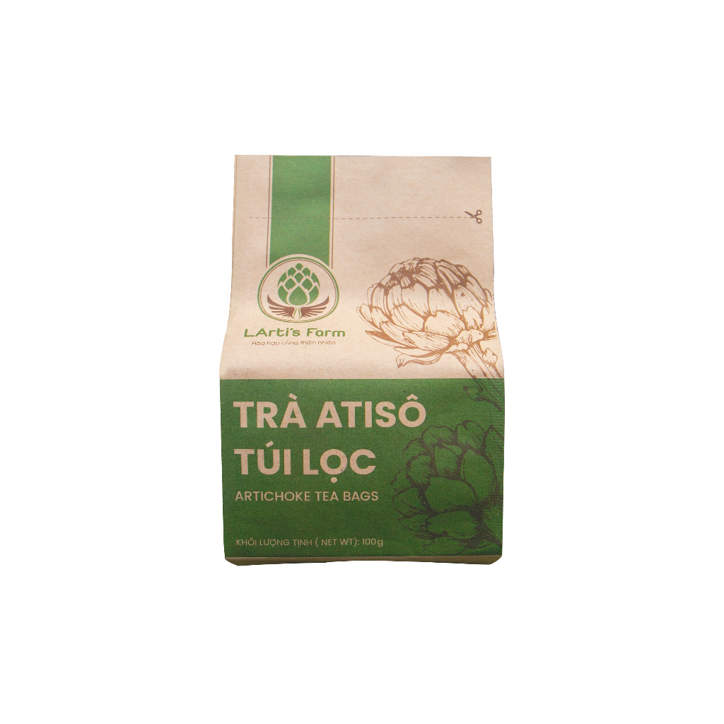Trà Atiso Túi Lọc Hữu Cơ Đà Lạt LArti's Farm gói 100g