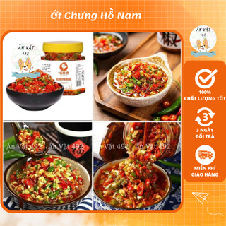 Ớt chưng hồ nam, ớt chưng dầu hồ nam chính hãng - ăn vặt 492