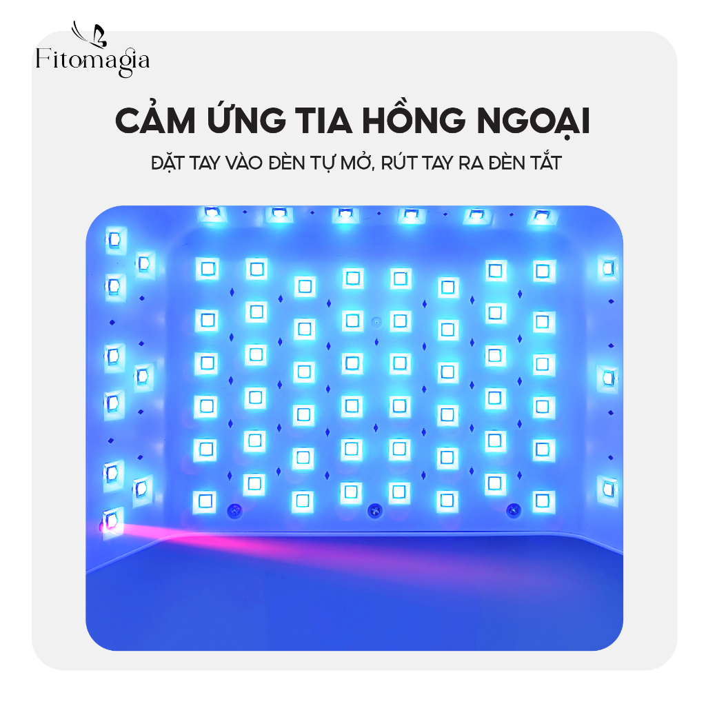 Fitomagia Máy Hơ Gel SUN KM T9 Hàng Chính Hãng, Máy Hơ Móng 96W Bảo Hành 6 Tháng