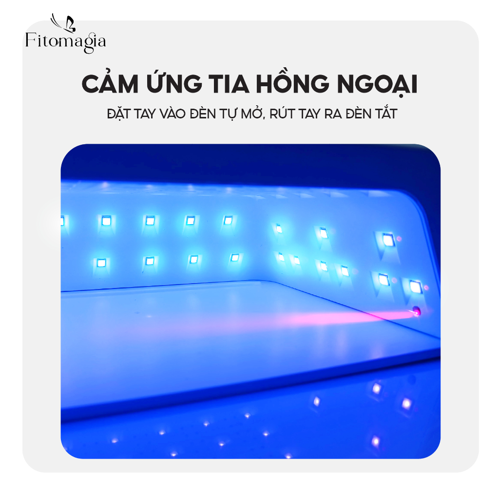 Fitomagia Máy Hơ Gel SUN T8 Hàng Chính Hãng, 72W Bảo Hành 6 Tháng