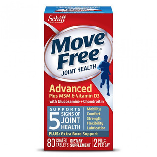 Viên uống bổ khớp Schiff Move Free Advanced Glucosamine Chondroitin MSM Vitamin D3 80 viên