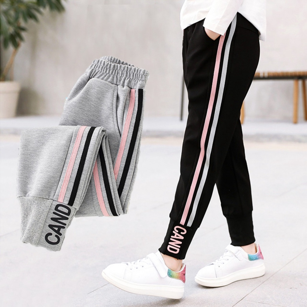 Quần nỉ thu đông bé gái 17-45kg , quần dài bé gái 5-15 tuổi mẫu CAND chất dày dặn, hàng may kỹ ,cand.
