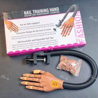 Bàn tay giả khớp học tập làm nail kèm gói móng