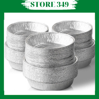 50 KHAY GIẤY BẠC TRÒN CÓ NẮP 18CM
