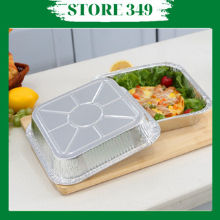 50 KHAY GIẤY BẠC HÌNH VUÔNG (1350ml)