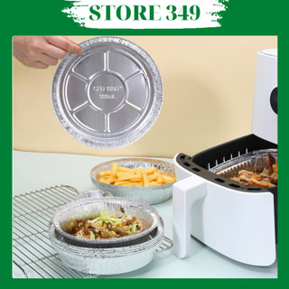 50 KHAY GIẤY BẠC TRÒN CÓ NẮP 18CM
