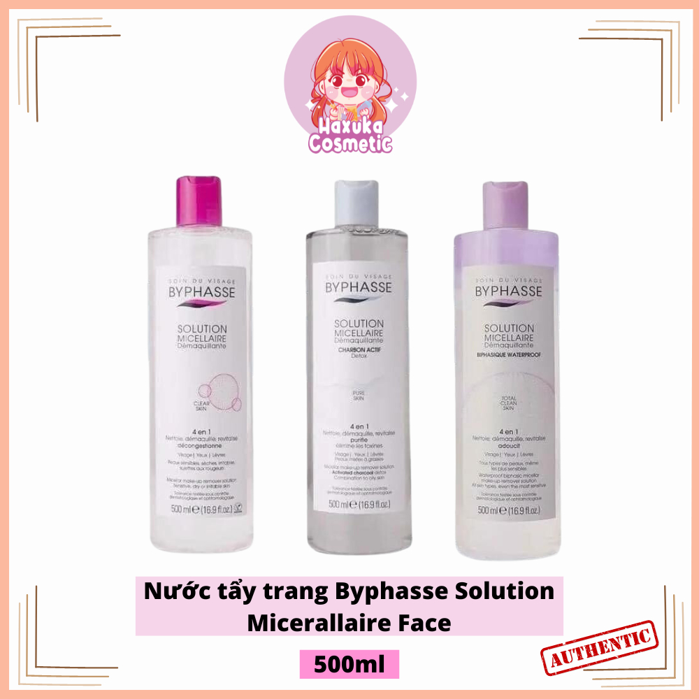 Nước tẩy trang Byphasse Solution Micerallaire Face 500ml