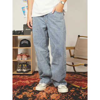Quần Jeans dáng suông form rộng EMAS Relaxed Fit Jeans / Light Blue