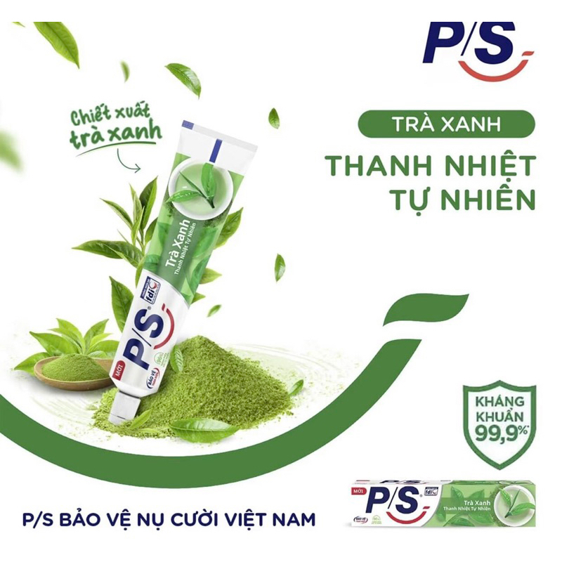 Combo 3 kem đánh răng p/s trà xanh 230g