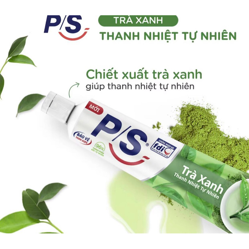 Combo 3 kem đánh răng p/s trà xanh 230g