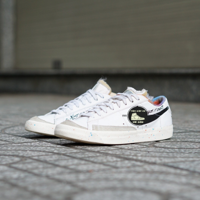 Giày Thể Thao Nam BLAZER LOW 77 MAKE IT COUNT DJ4279-101 GIÀY CŨ CHÍNH HÃNG