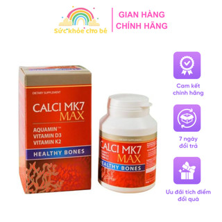 Canxi MK7 Max - Giúp Xương Chắc Khỏe, Hỗ Trợ Phát Triển Chiều Cao Cho Trẻ [Hộp 60 Viên]