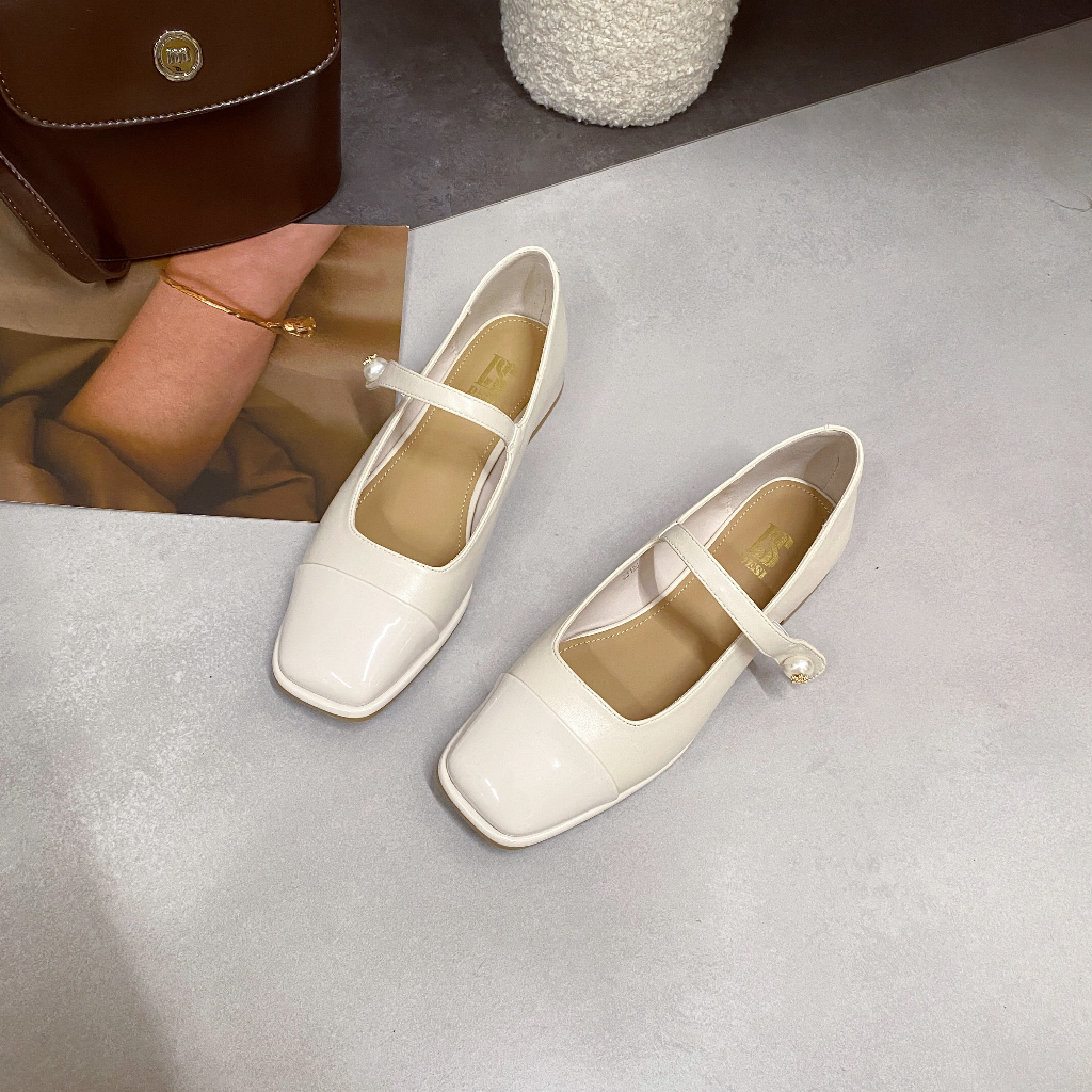 Giày Búp Bê Đế vuông 2.4 phân Thời Trang DESI- 23126