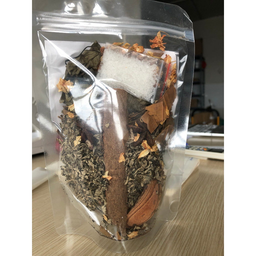 Chậu xông vùng kín sau sinh, gói thảo mộc xông se khít, làm sạch sâu